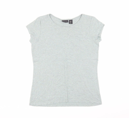 Womens UK Size M Adrienne Vittadini Green Basic T-Shirt