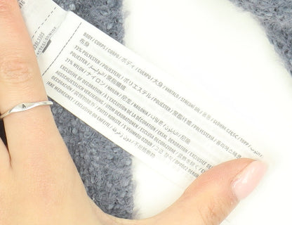 Hollister Women’s Grey Knit Pullover Hoodie, Size L