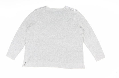 Womens UK Size 16 Marks and Spencer Grey Jumper Jumper