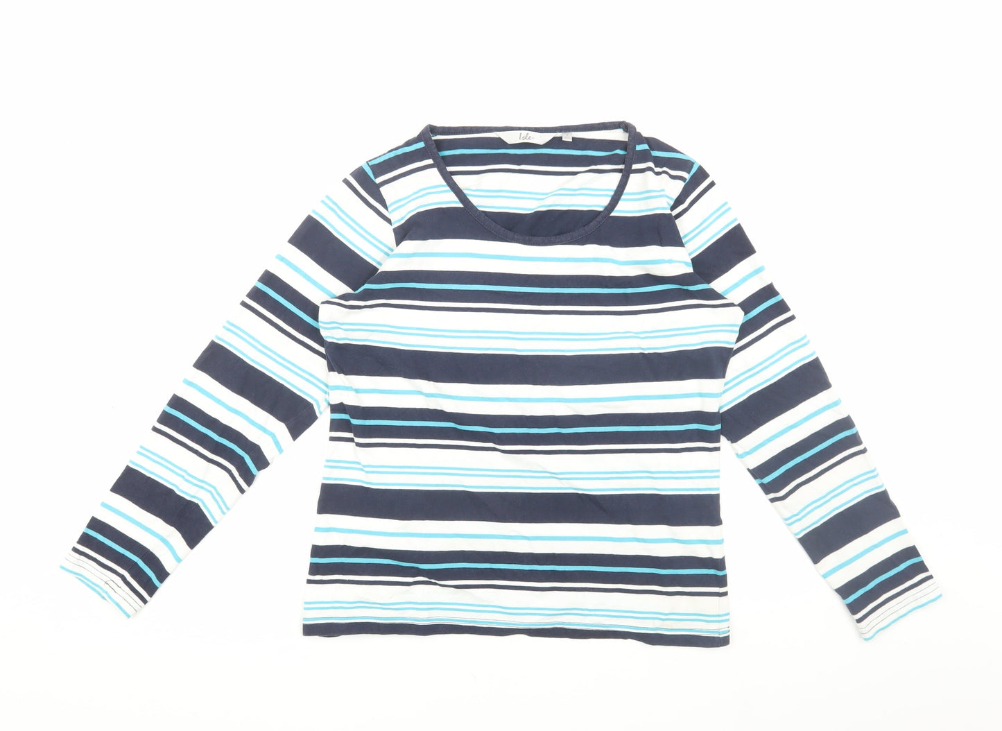 Womens UK Size S Isle Multicoloured Basic T-Shirt