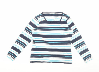 Womens UK Size S Isle Multicoloured Basic T-Shirt