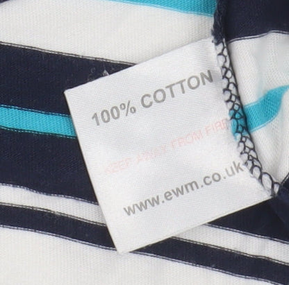Womens UK Size S Isle Multicoloured Basic T-Shirt