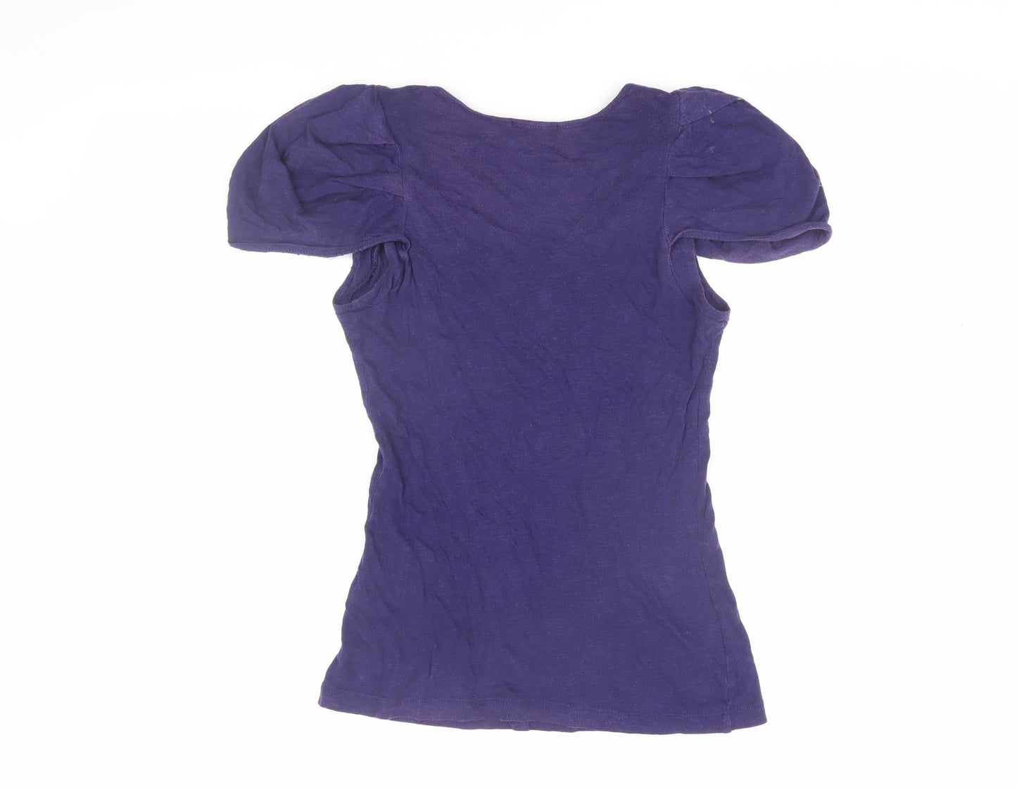 Gap Women’s Purple XS Basic Scoop Neck T-Shirt