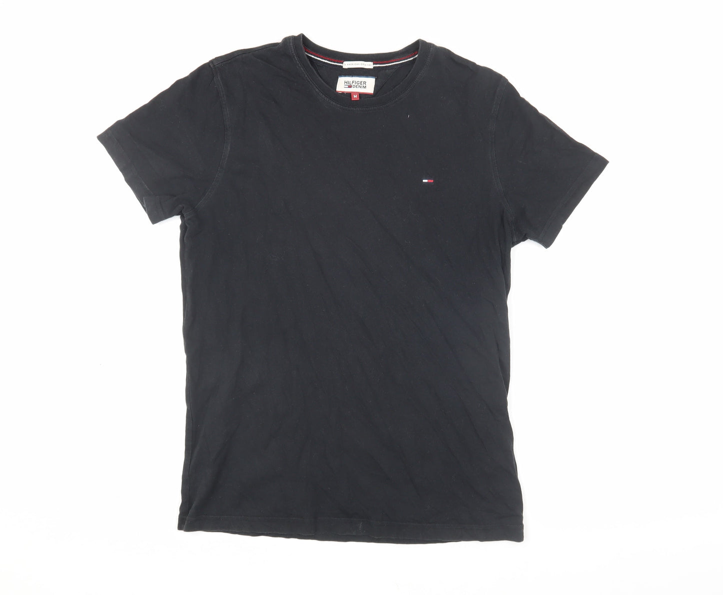 Mens UK Size M Hilfiger Denim Black  T-Shirt