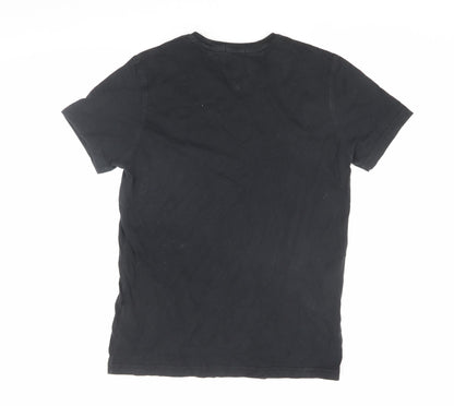 Mens UK Size M Hilfiger Denim Black  T-Shirt