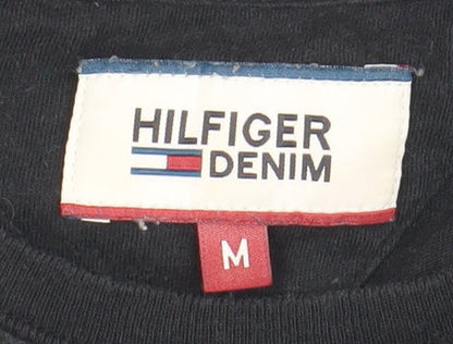 Mens UK Size M Hilfiger Denim Black  T-Shirt