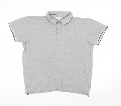 Kangaroo Poo Men's Grey Medium Polo Shirt