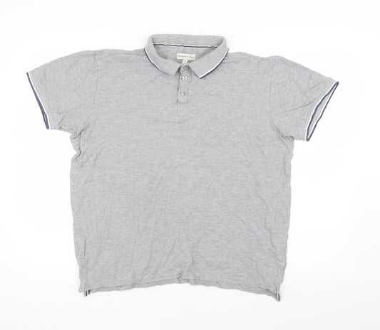 Kangaroo Poo Men's Grey Medium Polo Shirt