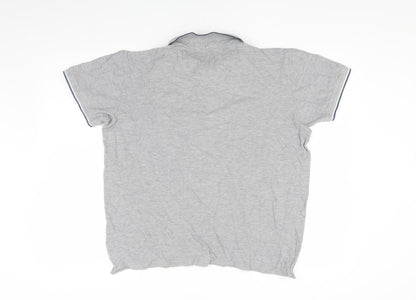 Kangaroo Poo Men's Grey Medium Polo Shirt