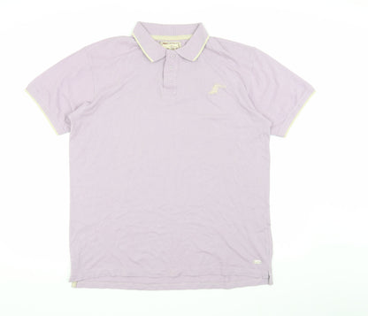 Goodyear Men's Purple XL Vintage Polo Shirt