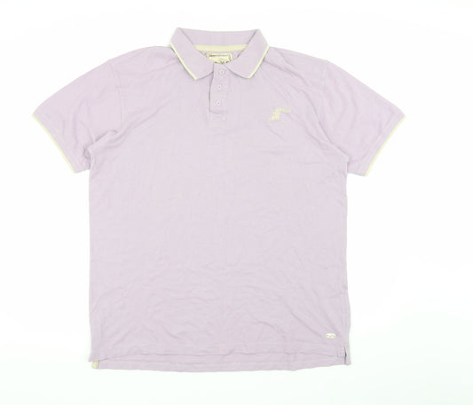 Goodyear Men's Purple XL Vintage Polo Shirt