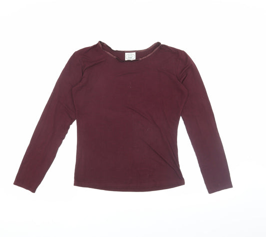 Laura Ashley Women's Red Long Sleeve T-Shirt