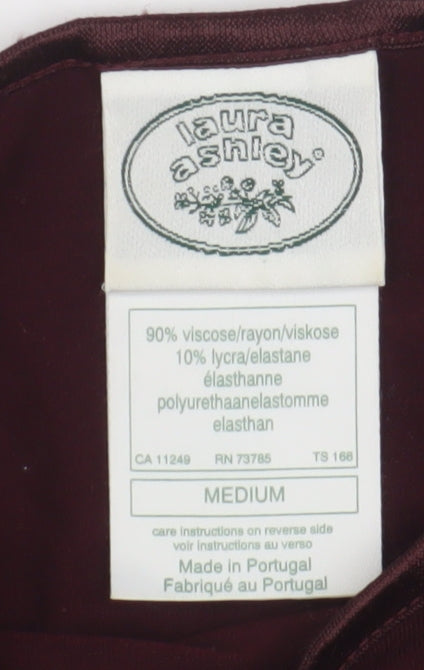 Laura Ashley Women's Red Long Sleeve T-Shirt