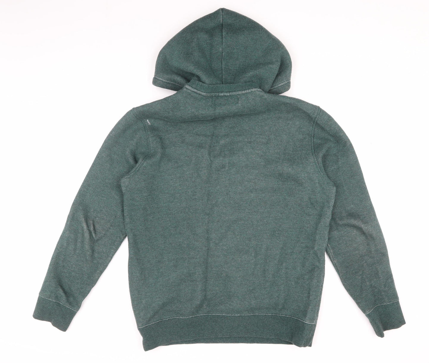 Mens UK Size M H&M Green Pullover Hoodie