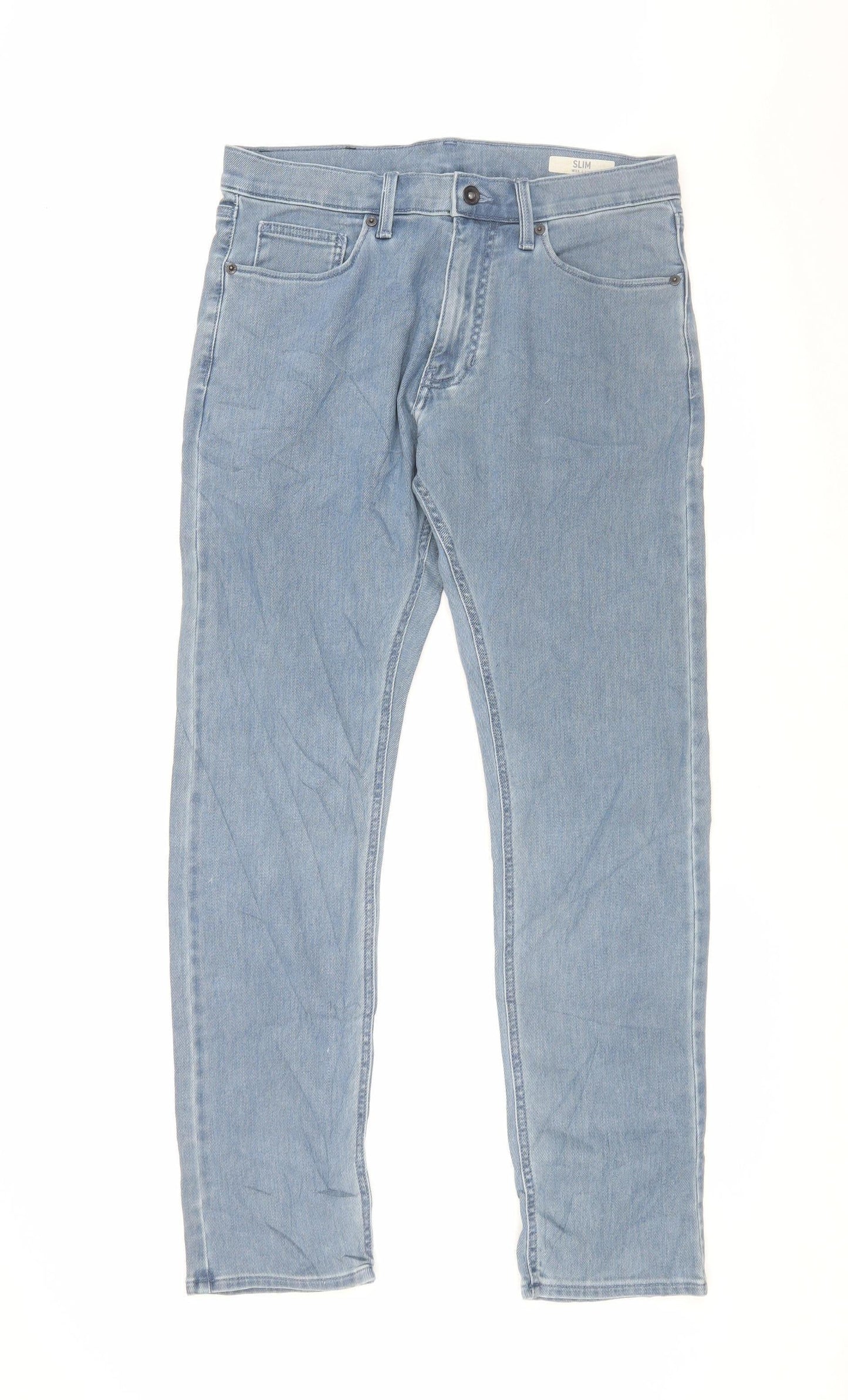 Marks & Spencer Men's Slim Light Blue Jeans