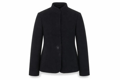 St Michael Women's Black Wool Jacket Size 10 Classic