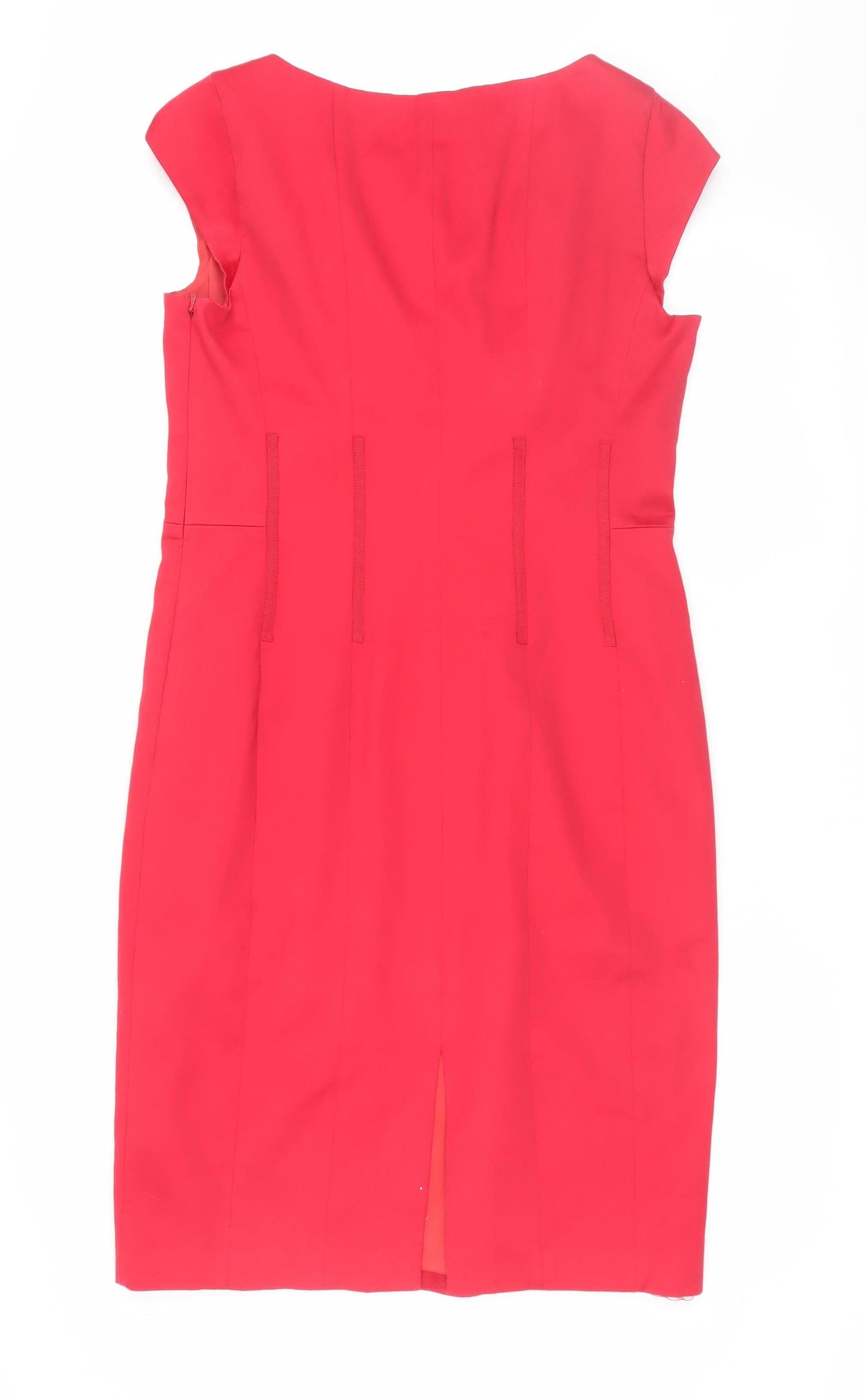 Coast Women's Red Sheath Dress Size 14