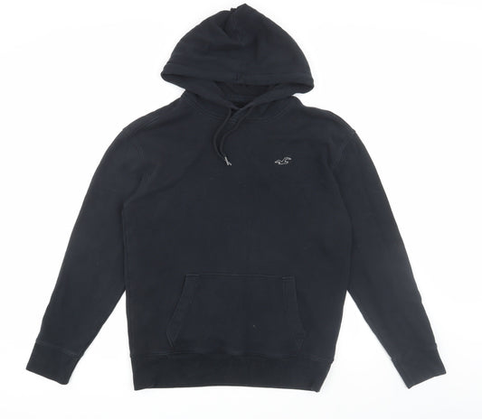 Mens UK Size S Hollister Black Pullover Hoodie