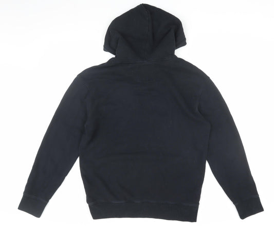 Mens UK Size S Hollister Black Pullover Hoodie