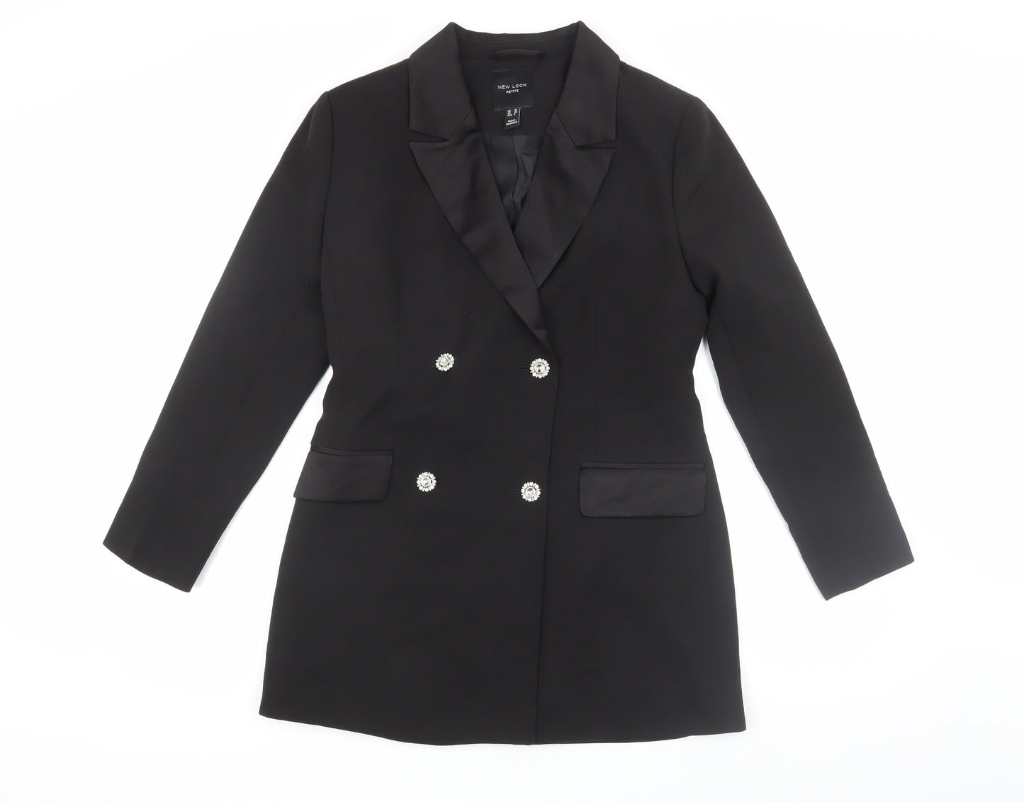 New Look Women Black Petite Jacket Dress UK Size 10