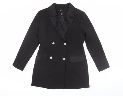 New Look Women Black Petite Jacket Dress UK Size 10