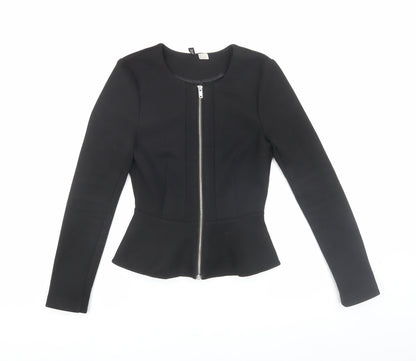 Womens UK Size 6 H&M Black Basic Blouse