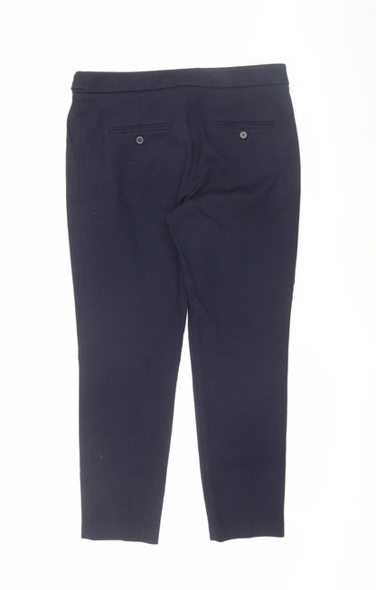 Womens UK Size 10 NEXT Regular Fit Dress Pants Black Trousers