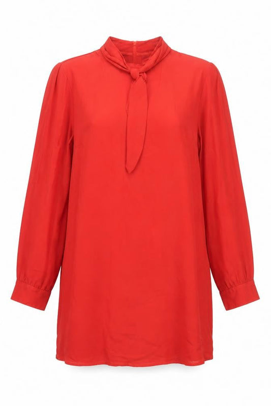 Front view of Fashion Union Women's Red Shift Dress, size 16