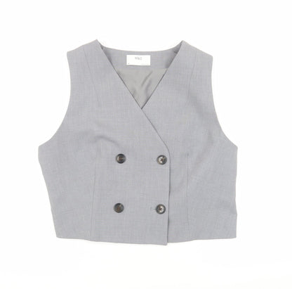 Marks and Spencer Grey Women's Suit Waistcoat Size 14