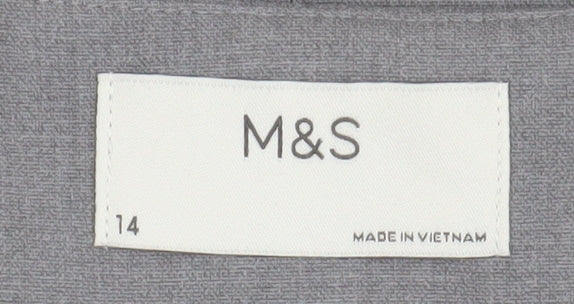 Marks and Spencer Grey Women's Suit Waistcoat Size 14