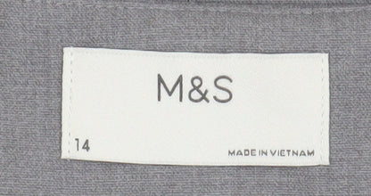 Marks and Spencer Grey Women's Suit Waistcoat Size 14