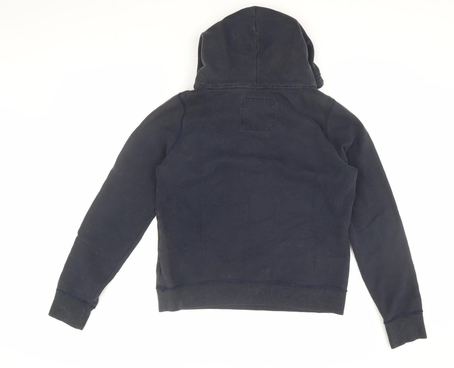 Hollister Women's Blue Logo Hoodie, Size L