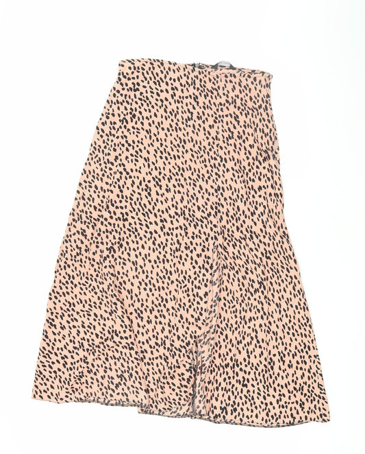 New Look Women's Multicoloured Animal Print Skirt Size 10