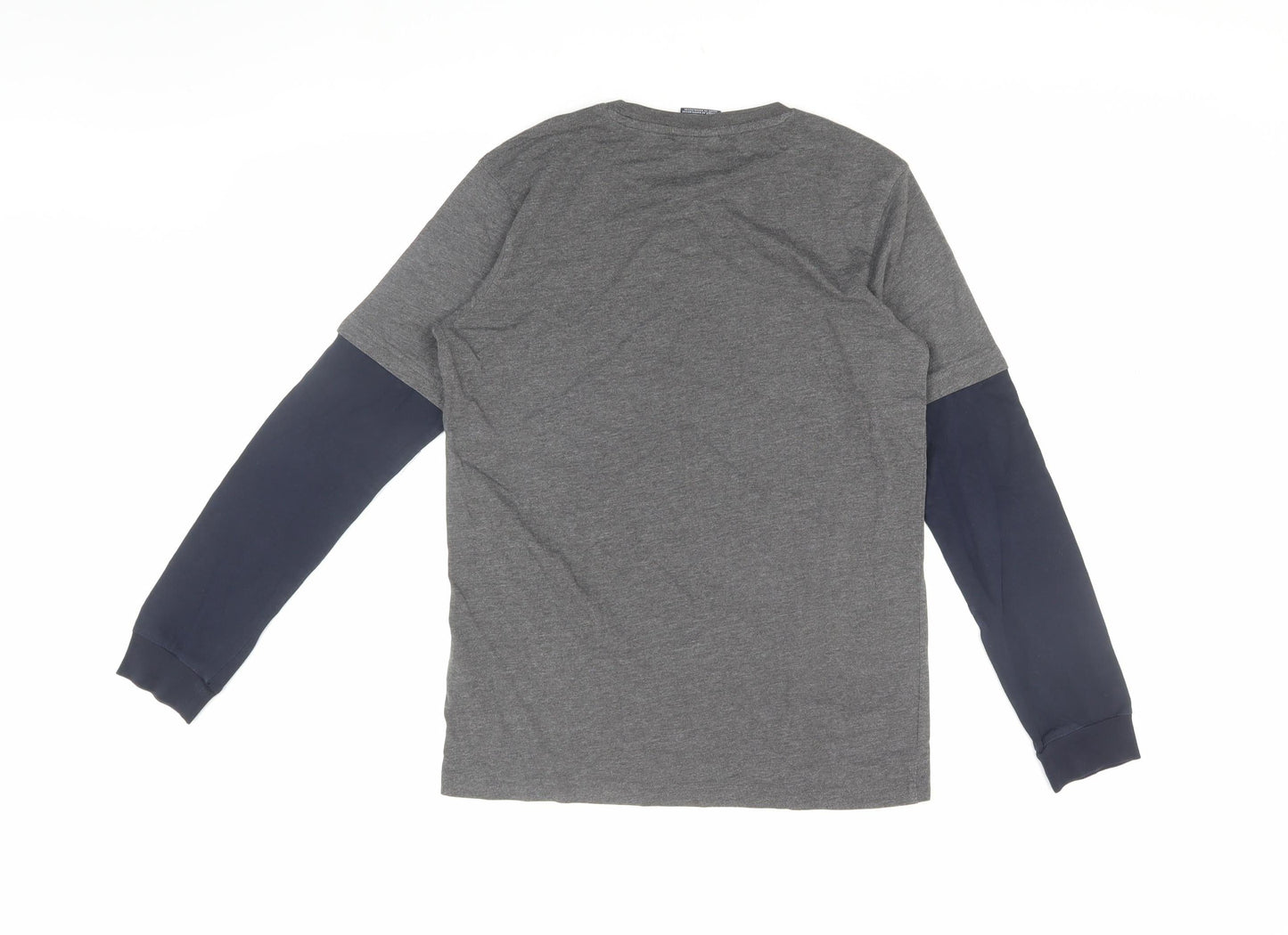 Champion Boys Grey Long Sleeve T-Shirt XL Pullover Style