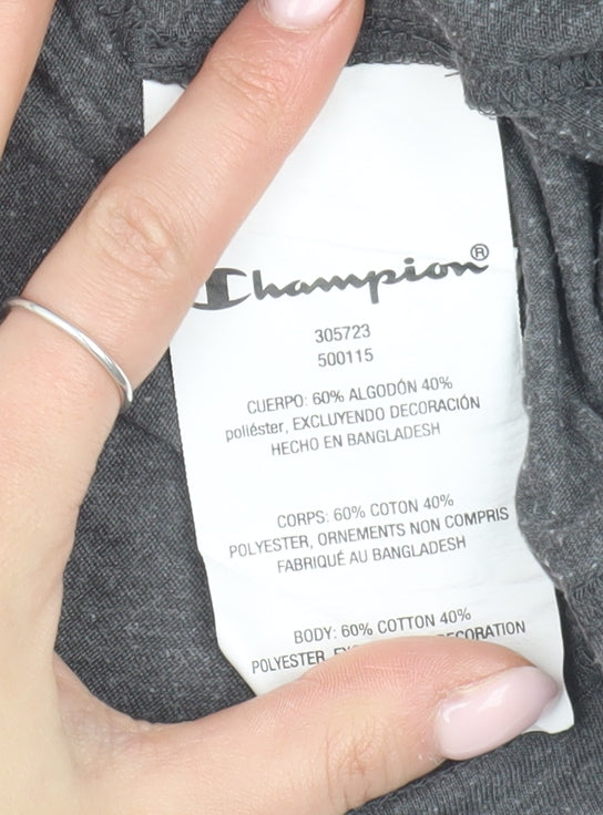 Champion Boys Grey Long Sleeve T-Shirt XL Pullover Style