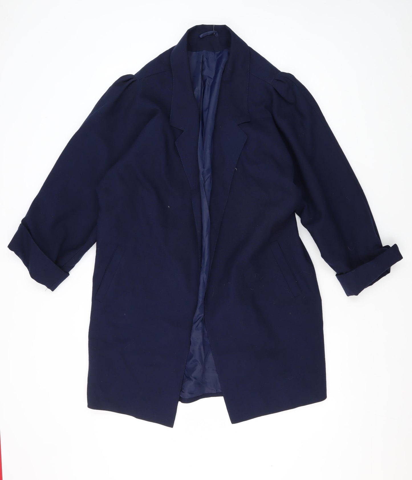 Womens UK Size 12 Yessica Blue Overcoat