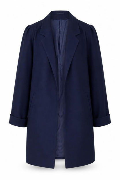 Womens UK Size 12 Yessica Blue Overcoat