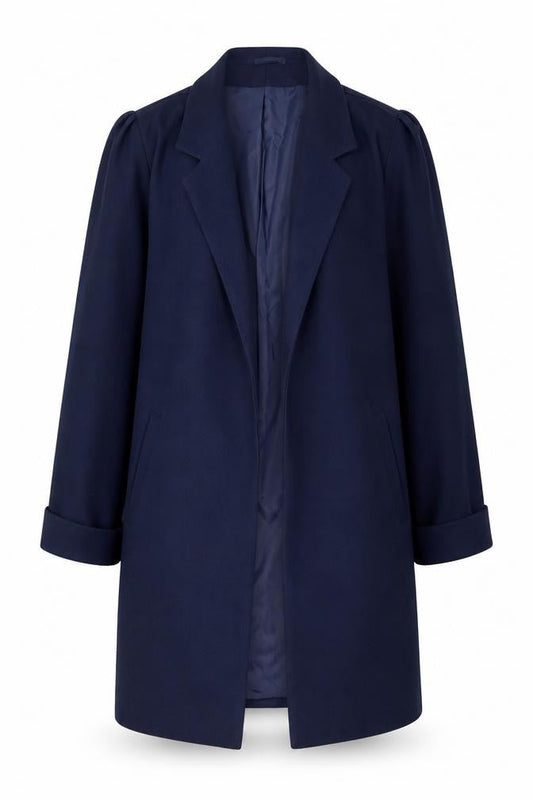 Womens UK Size 12 Yessica Blue Overcoat