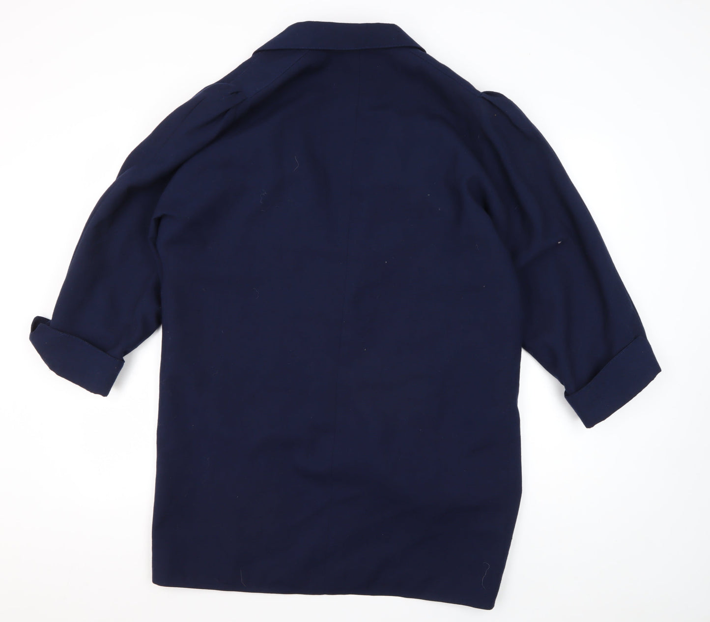 Womens UK Size 12 Yessica Blue Overcoat