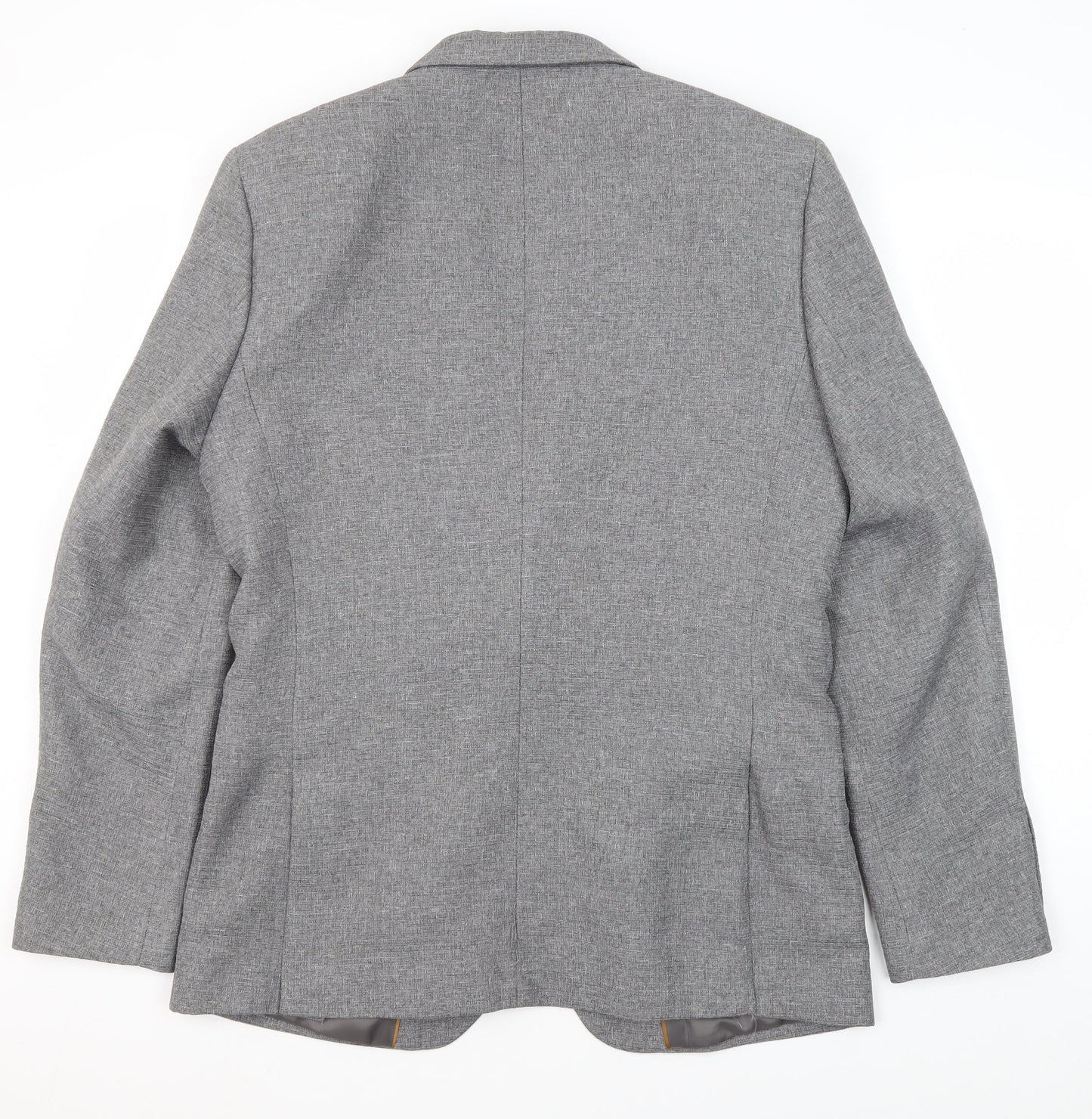 Mens UK Size 40 River Island Regular Grey Suit Jacket