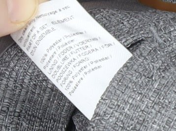 Mens UK Size 40 River Island Regular Grey Suit Jacket