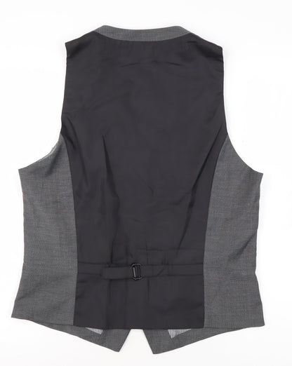 Mens UK Size 40 H&M Regular Grey Suit Waistcoat