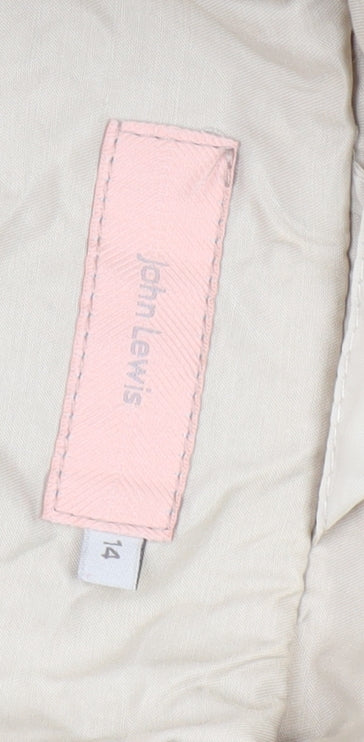 John Lewis Women's Beige Trench Coat Size 14