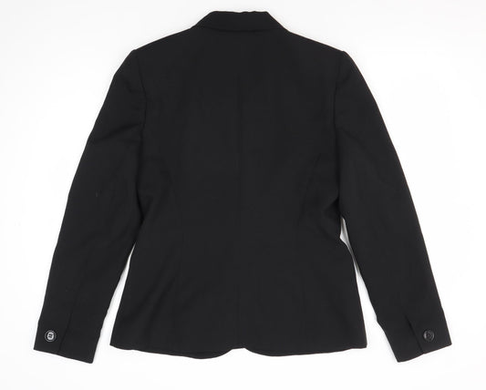 Dorothy Perkins Women's Black Blazer, Size 12, Lined Two-Button