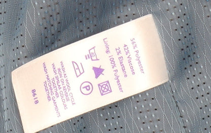 Autonomy Women's Grey Blazer Size 16 Pinstripe