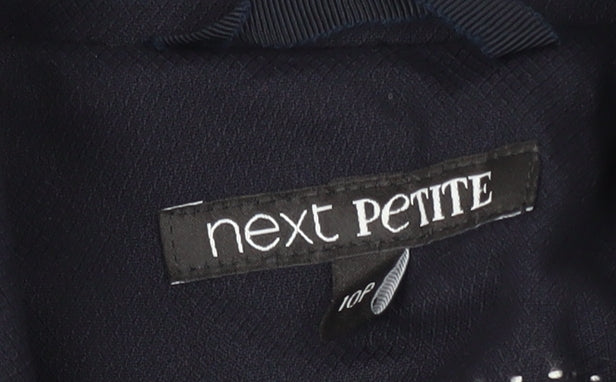 Next Women's Blue Petite Blazer, Size 10, Regular Fit