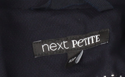 Next Women's Blue Petite Blazer, Size 10, Regular Fit