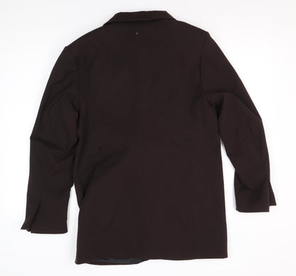 H&M Women's Black Trouser Suit Jacket Size 12