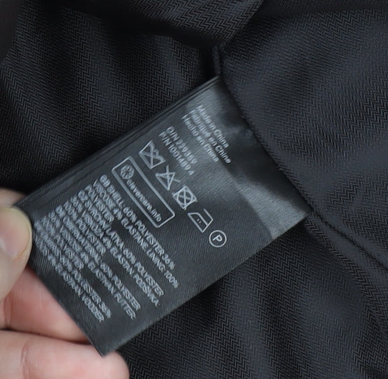 H&M Women's Black Trouser Suit Jacket Size 12