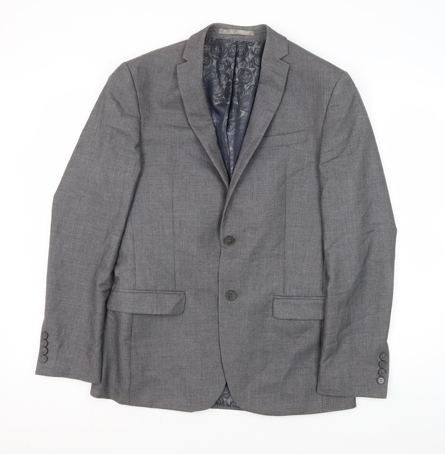 Mens UK Size 38 Scott & Taylor Regular Grey Suit Jacket